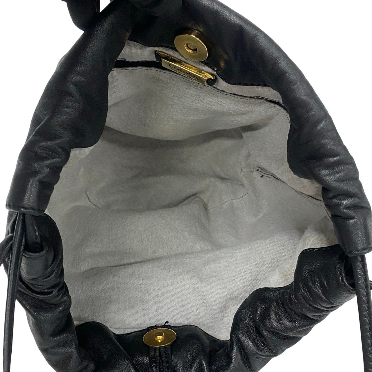 極 美品 LOEWE ロエベ ヴィンテージ アナグラム ロゴ ナッパ レザー 本