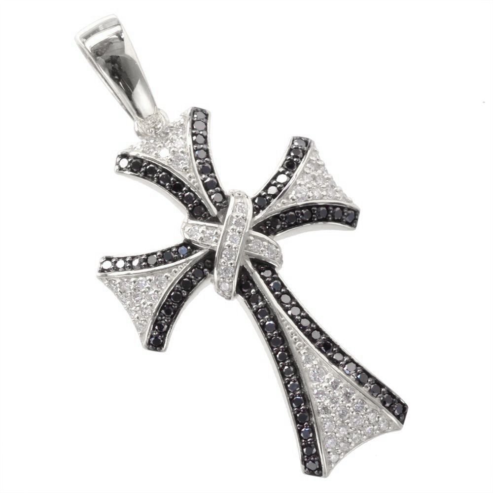 メンズ ネックレス ペンダントトップ ホワイトゴールドk18 ダイヤモンド 一粒 クロス 18金 チェーン 十字架 コントラッド 東京 シンプル 送料無料 ネックレス メンズ ダイヤモンド ネックレス 一粒 ホワイトゴールドk18