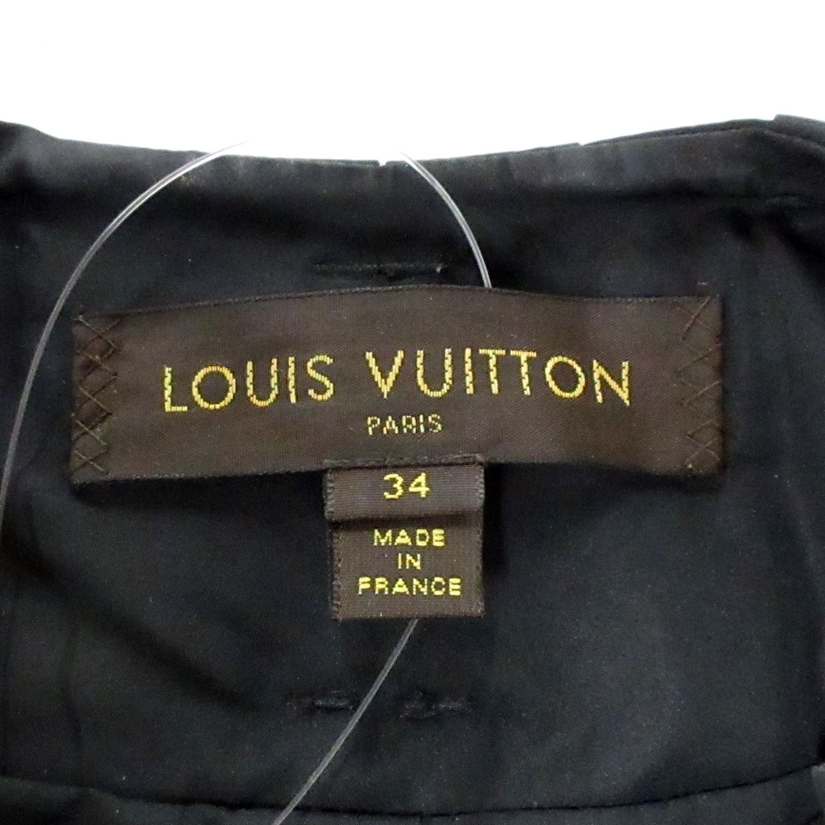 LOUIS VUITTON(ルイヴィトン) トレンチコート サイズ34 S レディース - 黒 長袖