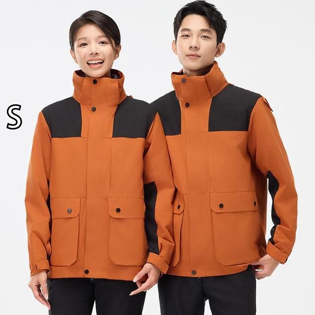 S 秋服 レディース ファッション オシャレ カワイイ シンプル 大人カワイイ 大きいサイズ メンズ フード付き 厚手 ジャケット 暖かい ベルベット 服 ライナー アウトドア ロゴ