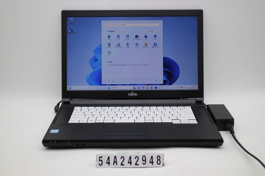 富士通 LIFEBOOK A579/A Core i3 8145U 2.1GHz/8GB/256GB(SSD)/DVD/15.6W/FWXGA(1366x768)/Win11 【54A242948】