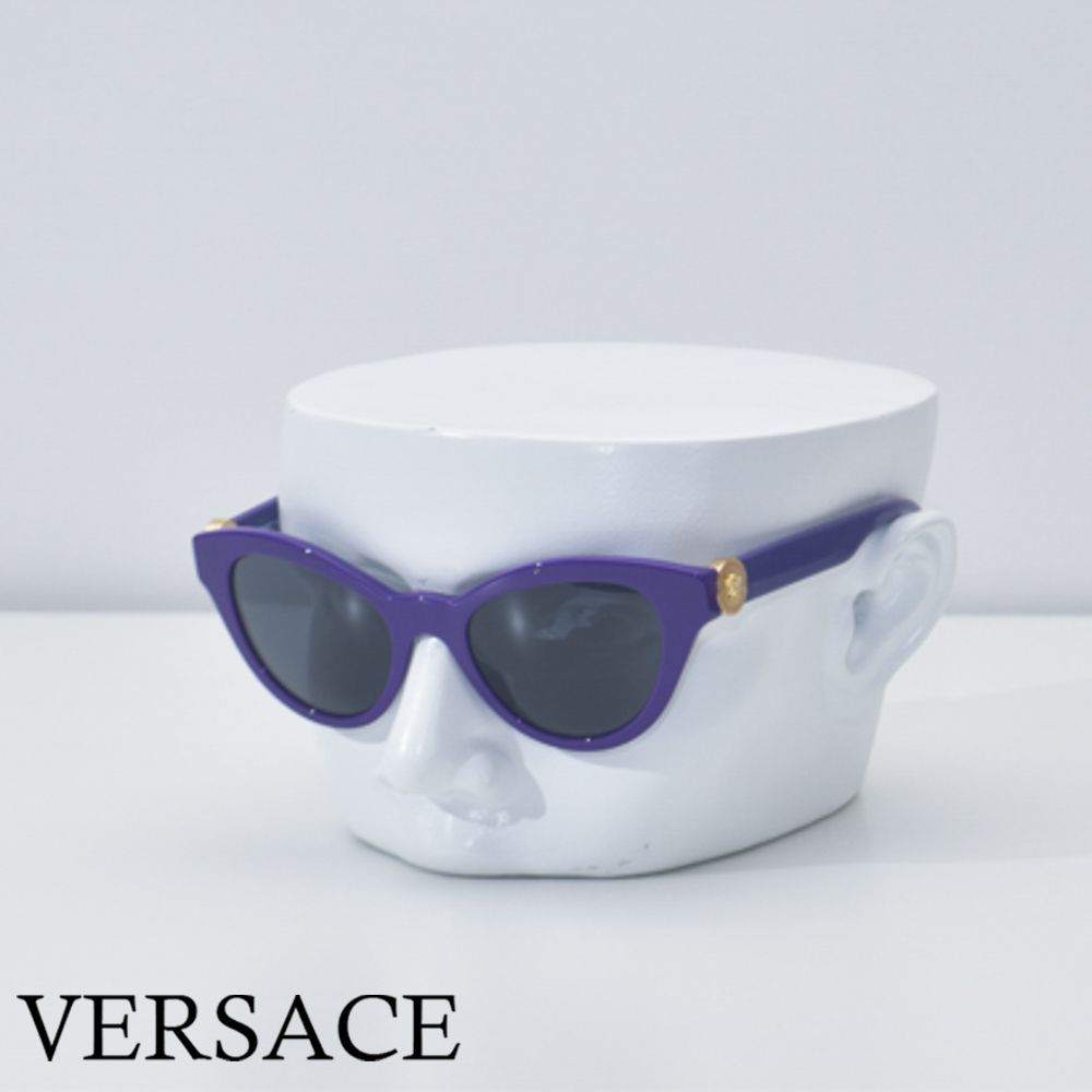 ヴェルサーチ サングラス レディース メデューサ ゴールド パープル VERSACE ブランド VE4435-O53878752