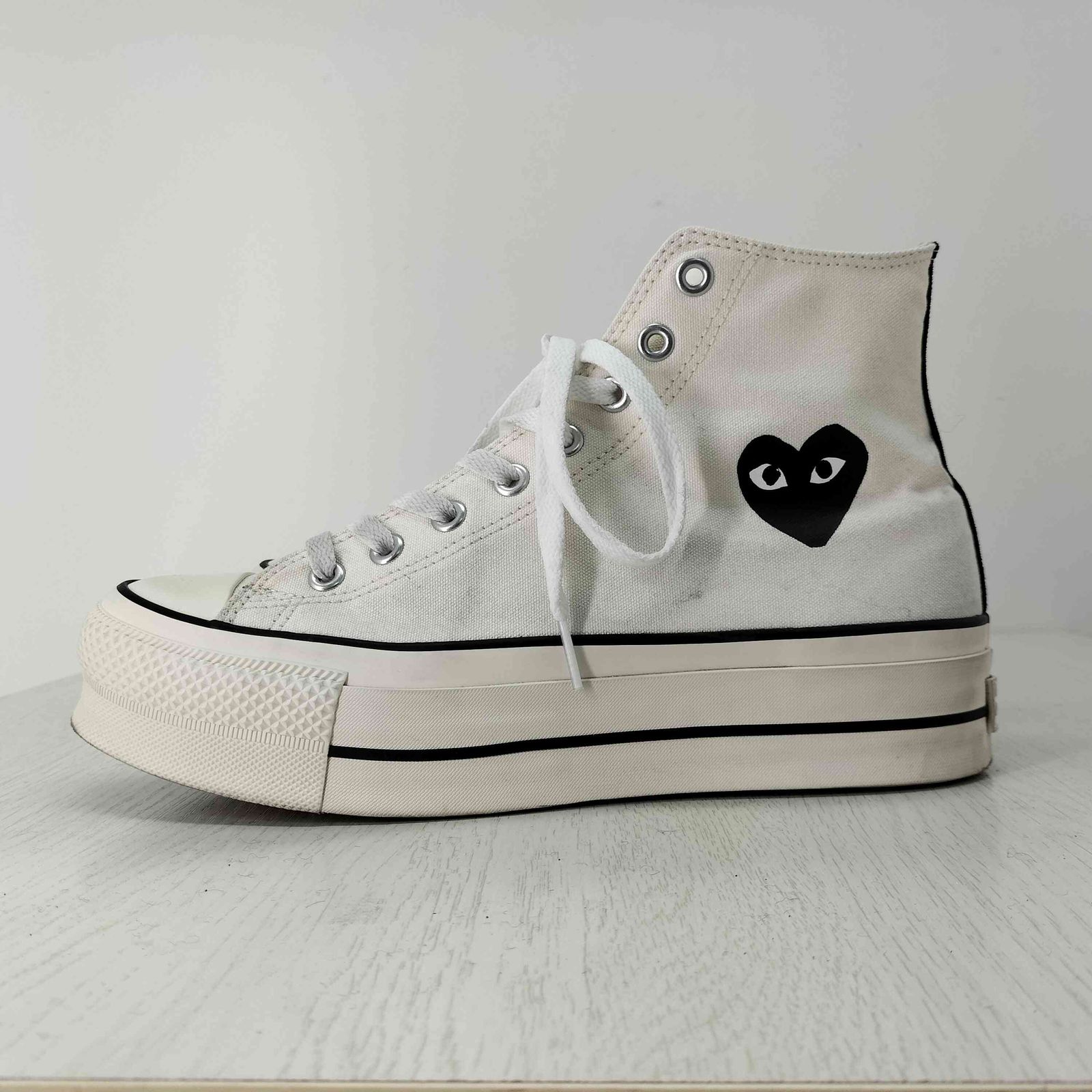 コムデギャルソン レザー ハイカットシューズ 厚底 COMME des GARCONS コムデギャルソン HOMME PLUS オムプリュス