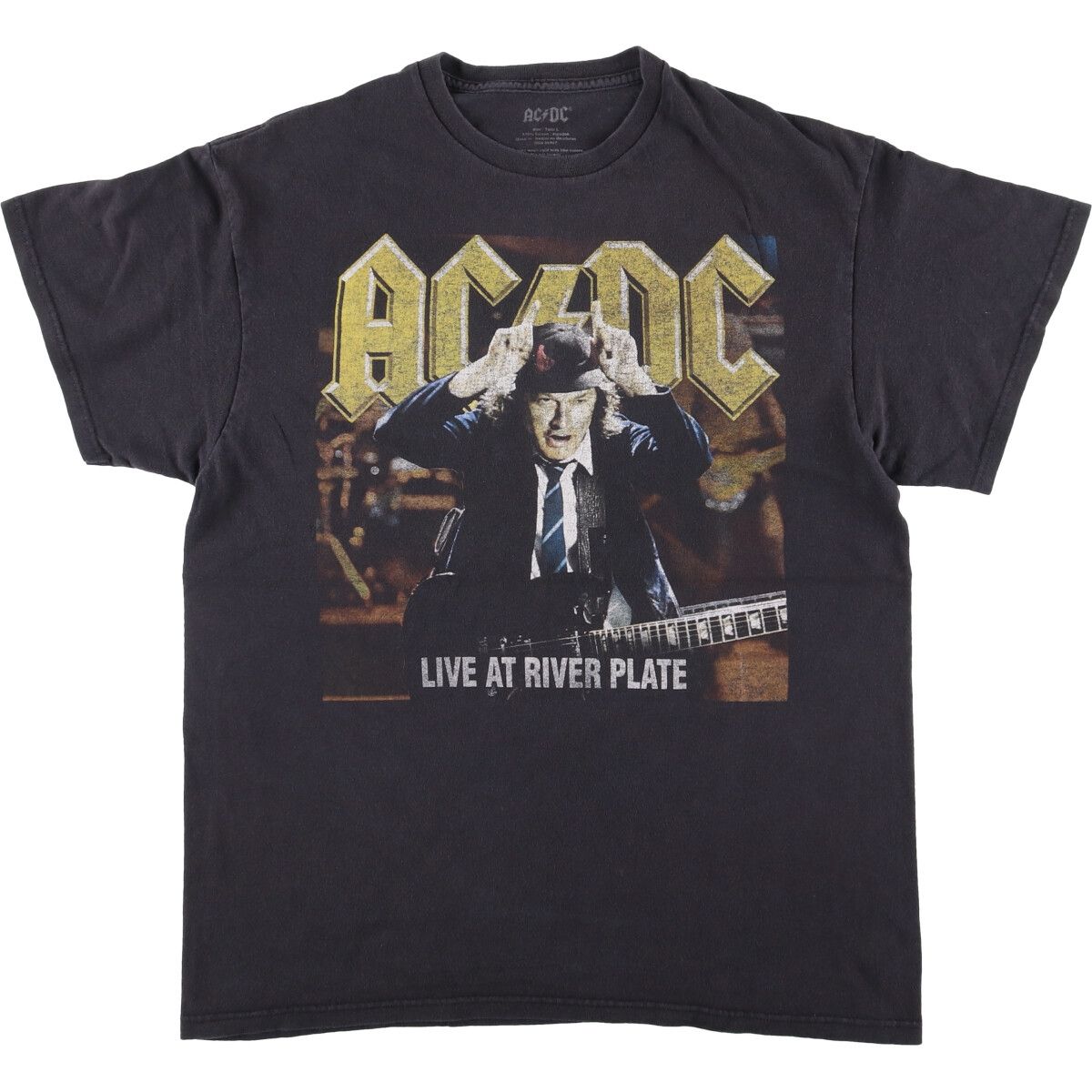 AC/DC エーシーディーシー バンドTシャツ バンT メンズS相当