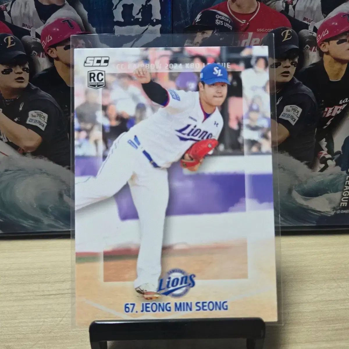 2025 scc kbo rainbow Samsung サムスン チョン ミンソン ルーキーベース 販売