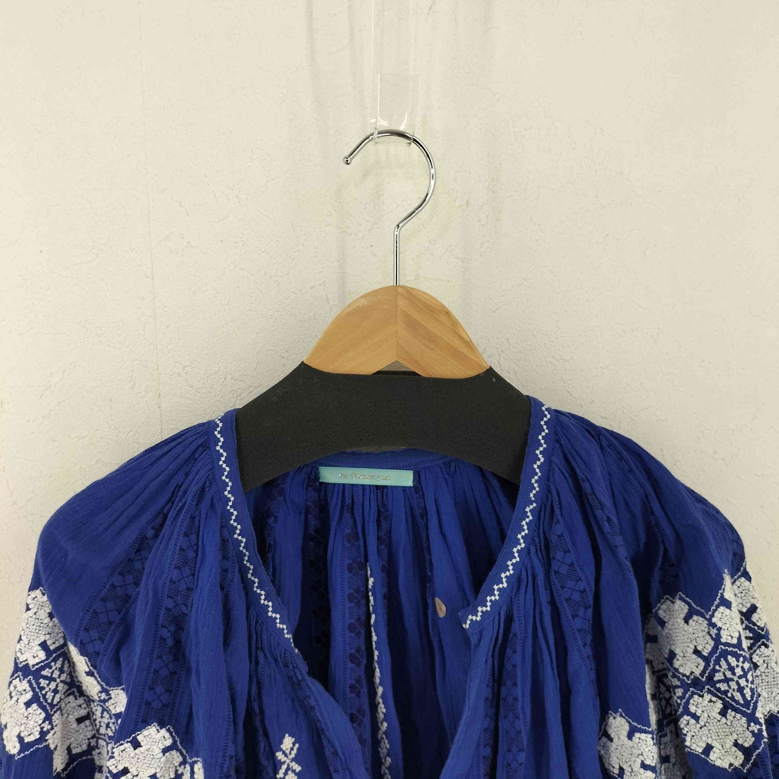 再値下げしました！ne Quittez pas ヌキテパ　刺繍プルオーバー 楽天市場】ne Quittez pas ヌキテパ コットン チカン刺繍