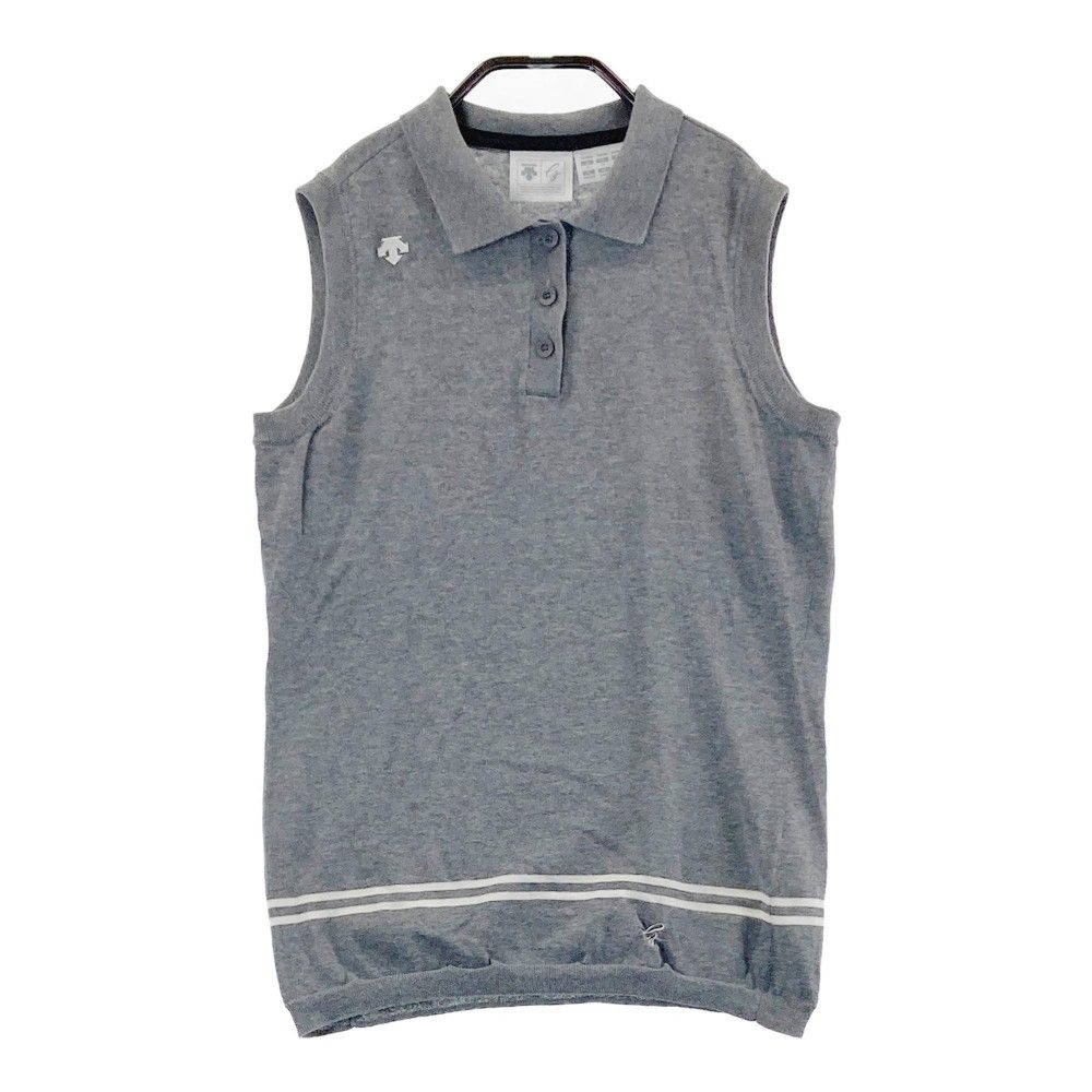 DESCENTEGOLF デサントゴルフ レディース ウェア ノースリーブ S DESCENTE GOLF デサントゴルフ ノースリーブワンピース 黒 肩