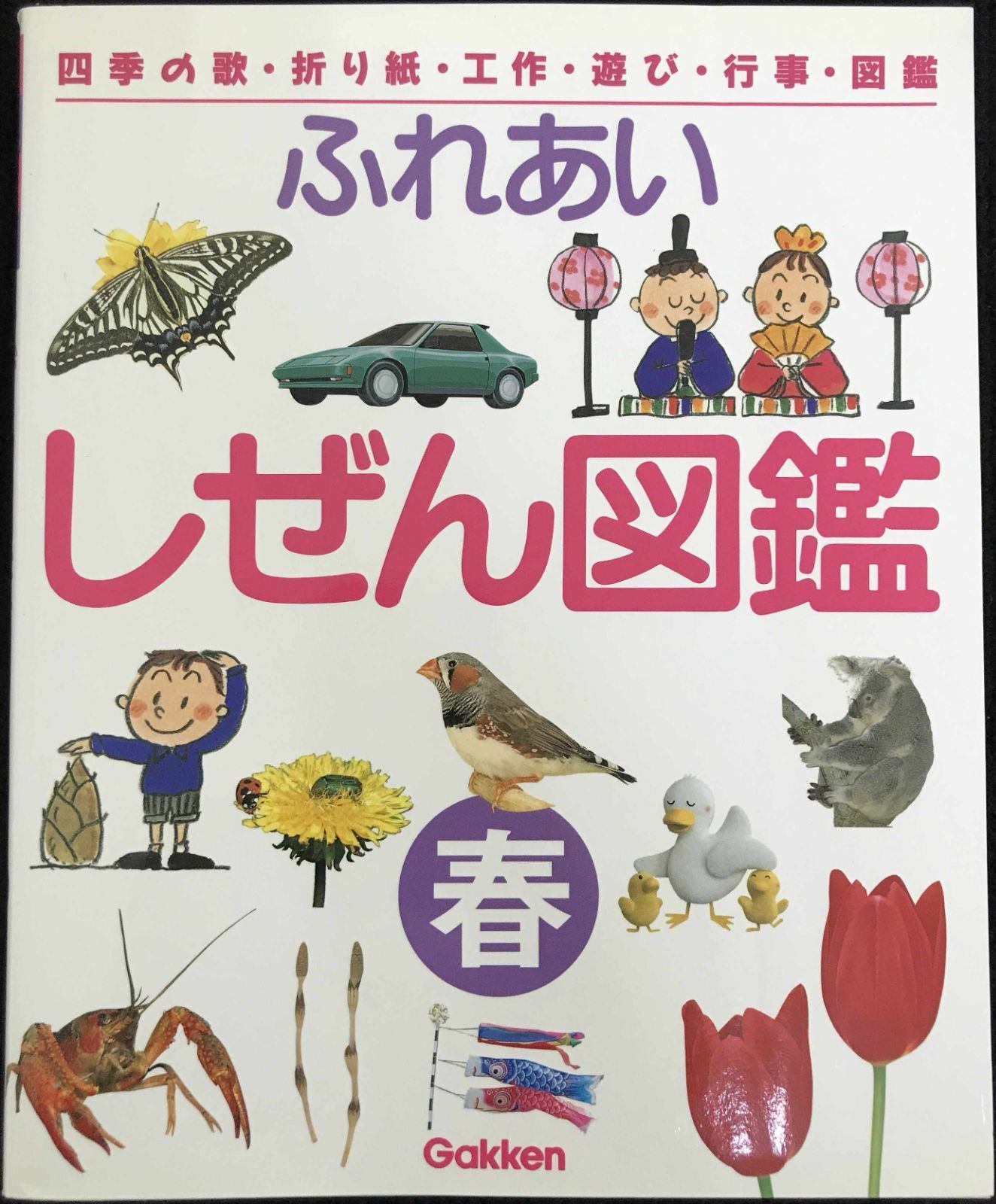 ふれあいしぜん図鑑: 四季の歌・折り紙・工作・遊び・行事・図鑑 (春