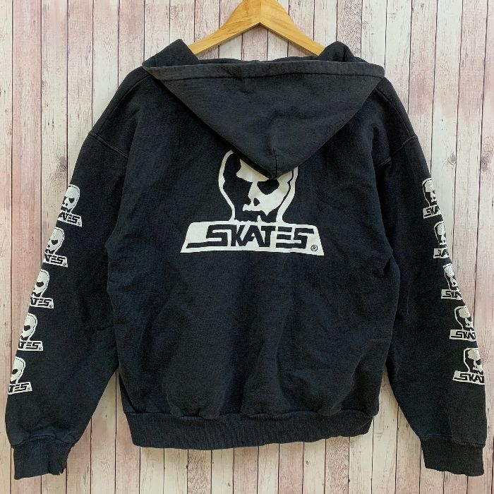 スカルスケーツ SKULL SKATES ジップパーカー 長袖 SKULLロゴ プリント