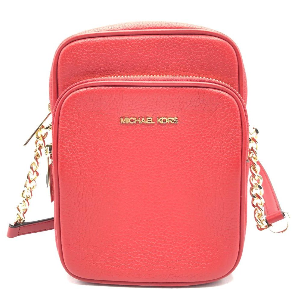 MICHAEL KORS ミディアム NS チェーン クロスボディー レッド 35H3GTVC2L マイケルコース 17