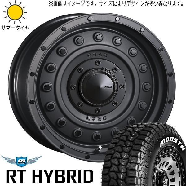 185/85R16 サマータイヤホイールセット ジムニー JB64 JB23 etc (MONSTATYRE RT & DEAN  Colorado 5穴 139.7) - メルカリ