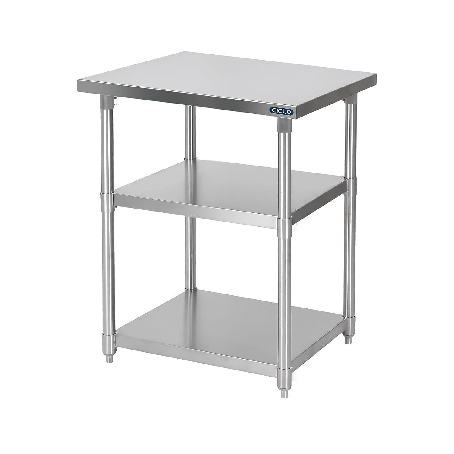 業務用 ステンレス 作業台 3段タイプ 調理台W 60 H 80 D 45 cm キッチン作業台 kot 3 ba 6045