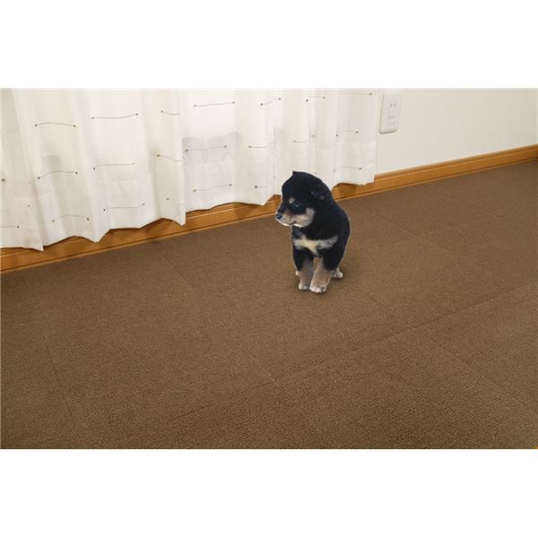 まとめ おくだけ吸着ペット用撥水タイルマット 同色20枚入 ブラウン ペット用品 ×12セット STEELWINDOWSANDDOORS_COM