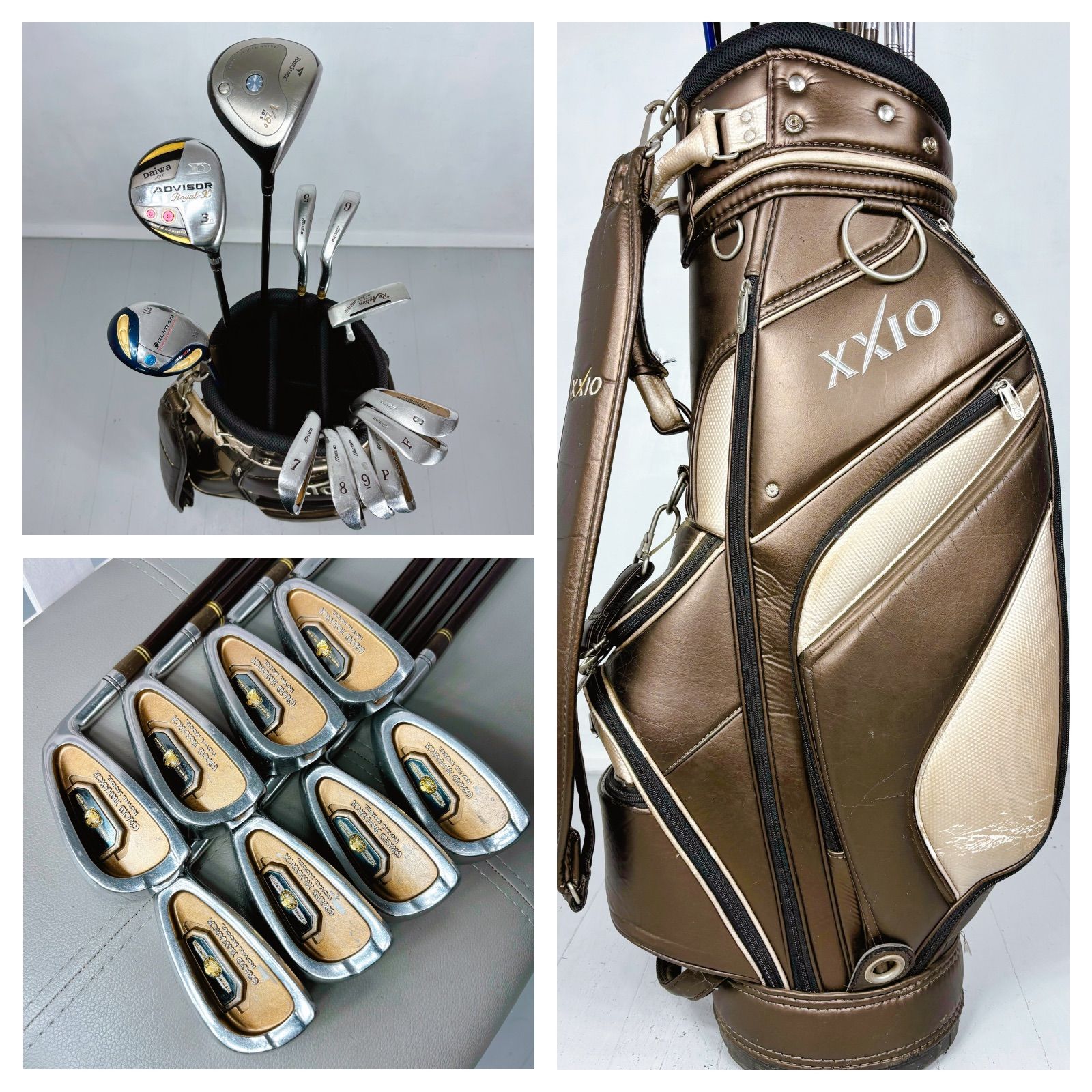 本格派 ゴルフセット 12本 フルセット XXIO MIZUNO ツアーステージ ブリヂストン Daiwa