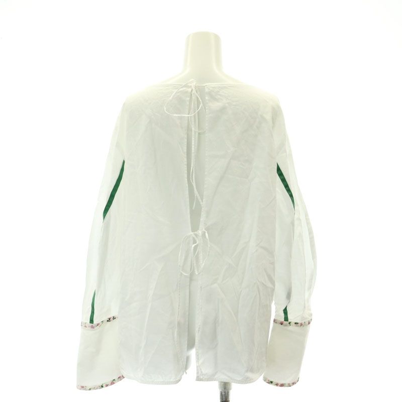 マメクロゴウチ　Boat Neck Pin Tucked Shirt マメクロゴウチ BOAT NECK PIN TUCKED SHIRT