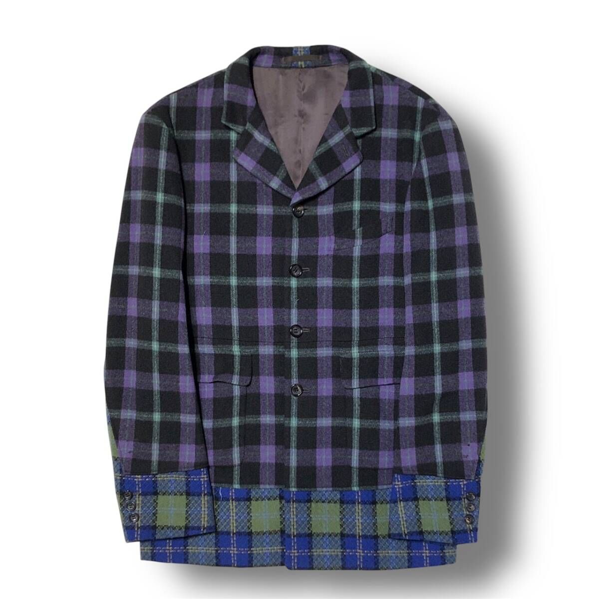 COMME des GARCONS HOMME PLUS 00aw テーラード 00aw COMME des GARCONS HOMME PLUSテーラードジャケット ドッキング