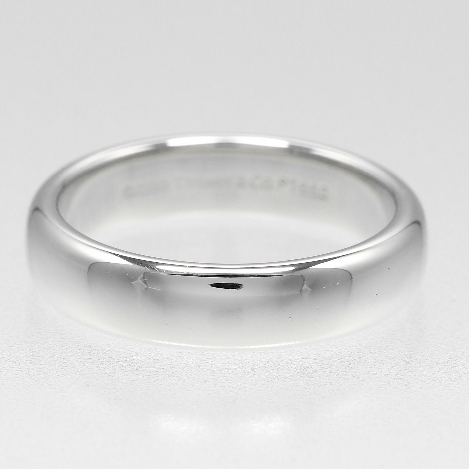 TIFFANY&Co. クラッシック バンド リング・指輪 PT950 レディース