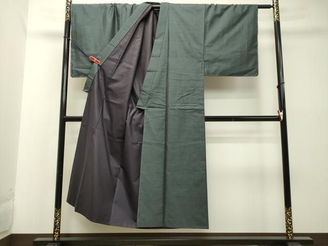 平和屋着物○男性 本場大島紬 アンサンブル 100亀甲 総詰め 正絹 逸品