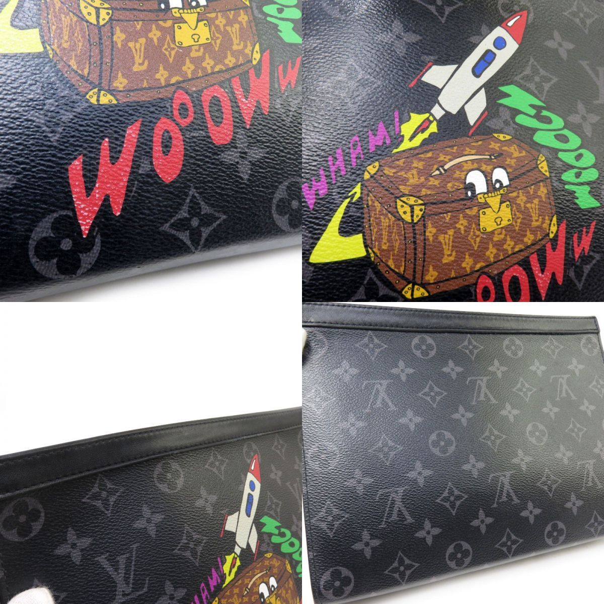 bicmbicmLOUIS VUITTON クラッチバッグ ヴォワヤージュ MM ABランク 美