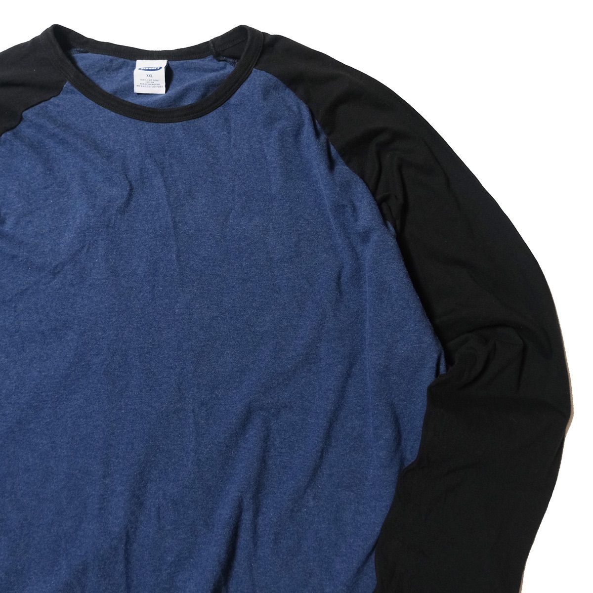 90s OLD NAVY ラグランスリーブロンT USA製 L