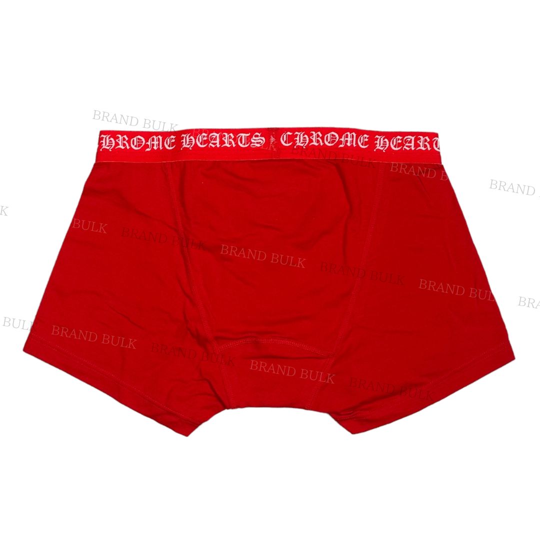 【新品】 Chrome Hearts ショート ボクサー ブリーフ 黒×赤 S CHROME HEARTS 《新品》CHROMEHEARTS クロムハーツ ショート