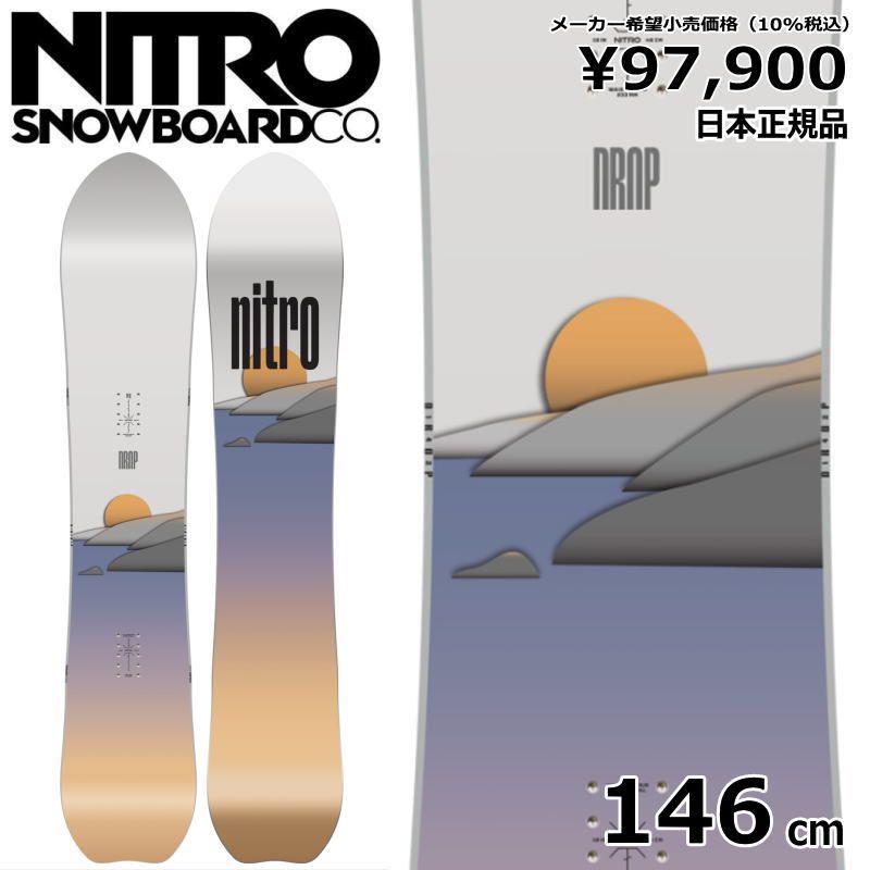 24-25 NITRO DROP 146cm ナイトロ ドロップ オールラウンド 日本 レディース スノーボード 板単体 キャンバー