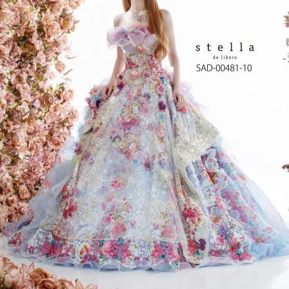 ウェディングドレス　カラードレス　ステラデリベロ　舞台　演奏会　結婚式　フォト婚 stella de libero_SAD00446-25-20150210-0017 | ウェディング