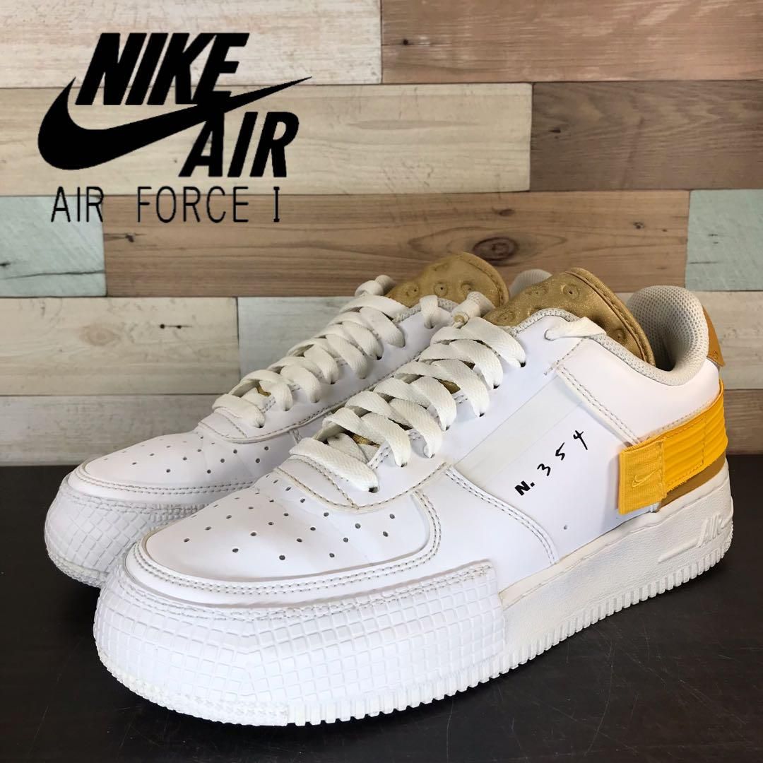 Nike Air Force 1 ホワイト/イエロー 高トップ NIKE AIR FORCE 1 '07 