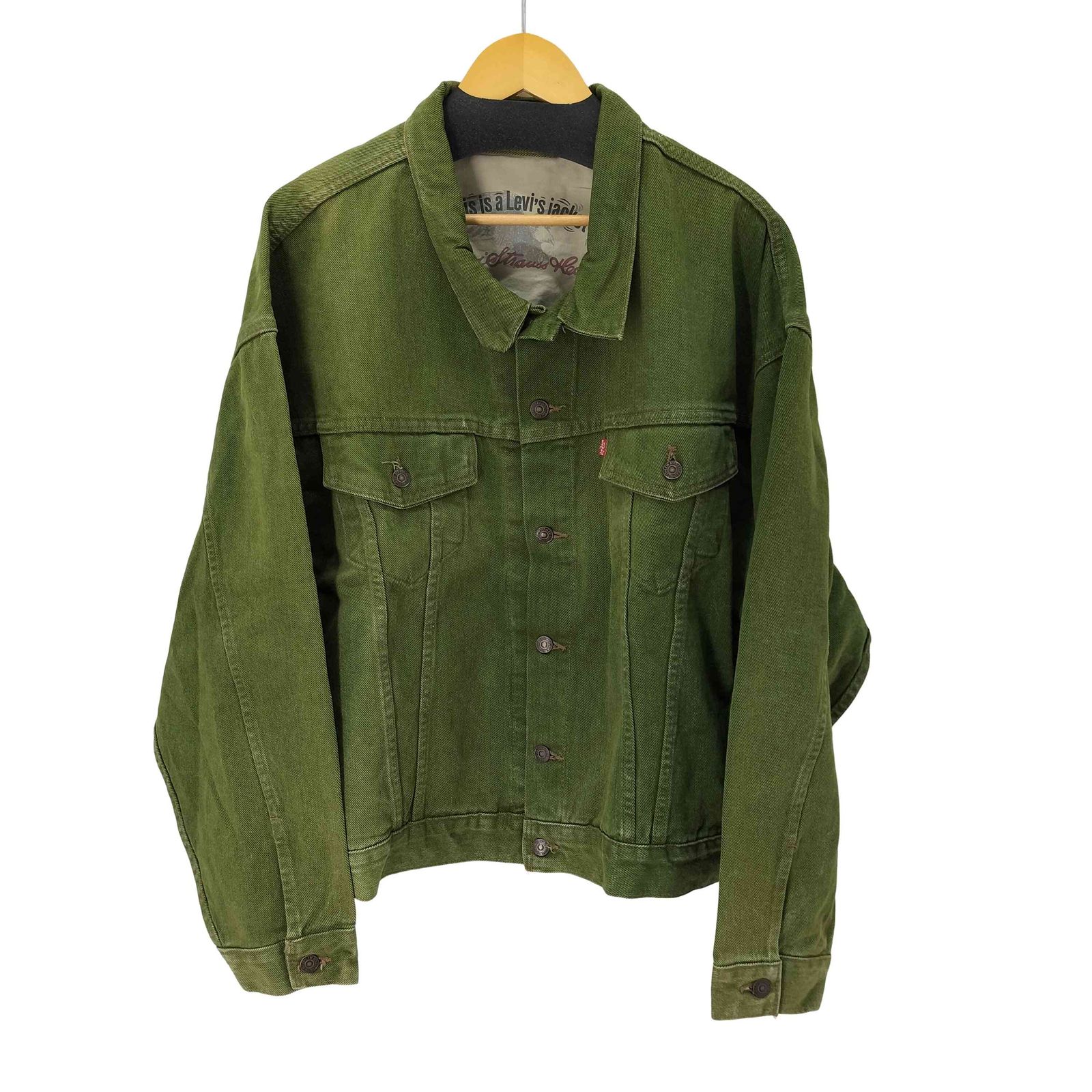 リーバイス Levis AUTHENTIC ボタン裏715 92年10月製 MADE IN USA 70597-0931 デニムジャケット メンズ JPN XL