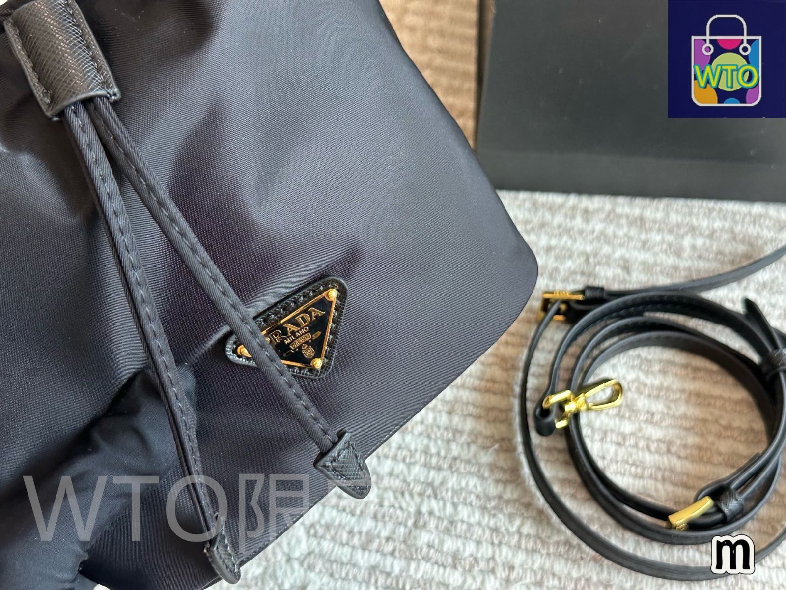 今日特価】Prada プラダ ナイロンバケットバッグ新シリーズ
