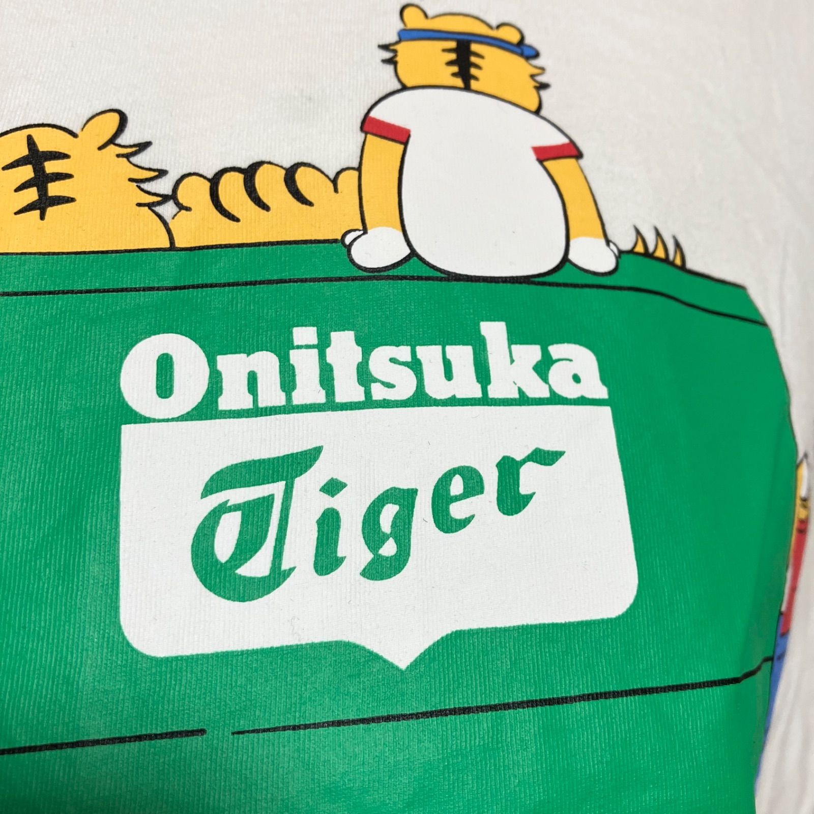 Onitsuka Tiger オニツカタイガー 両面 プリント Tシャツ 半袖