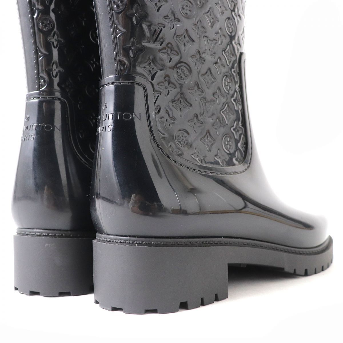 美品‼︎正規品 ルイヴィトンレインブーツス プラッシュライン