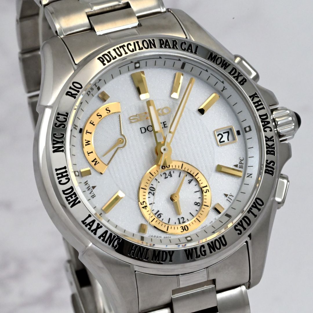 SEIKOセイコー ドルチェ Dolce SADA001 ワールドタイム World Time 