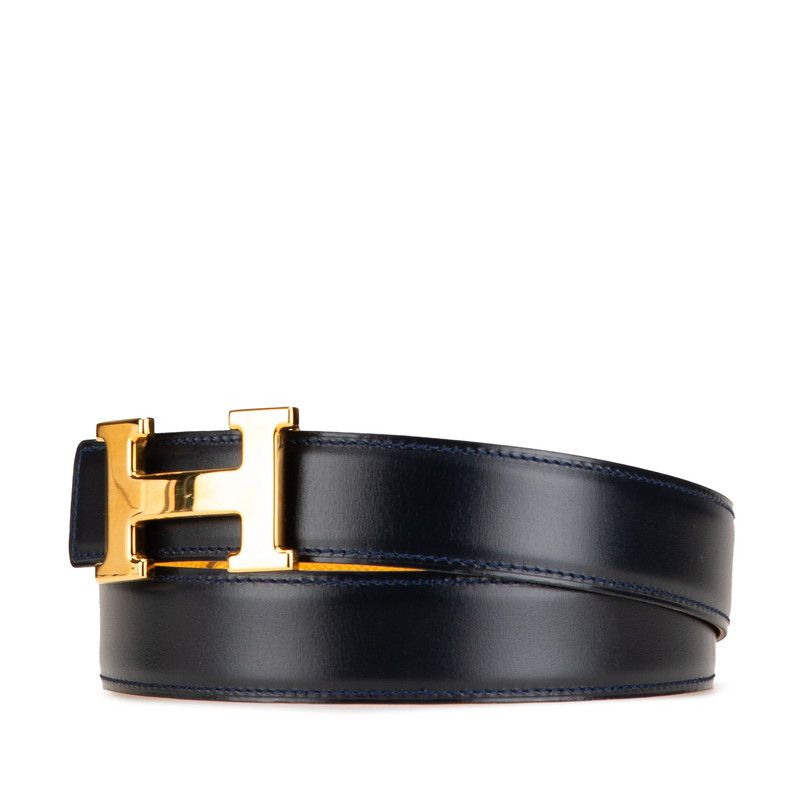 【ヴィンテージ】 エルメス HERMES ベルト　ネイビー メンズファッション｜ファッション雑貨｜ベルト｜エルメス