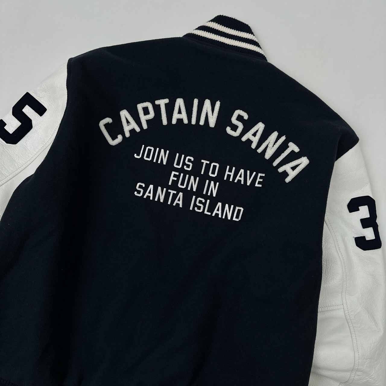 CAPTAIN SANTA キャプテンサンタ 袖牛革 BIGロゴ ナンバリング 