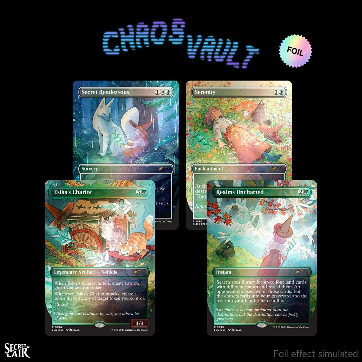 MTG Secret Lair Chaos Vault Adventures of the Little Witch Foil Edition