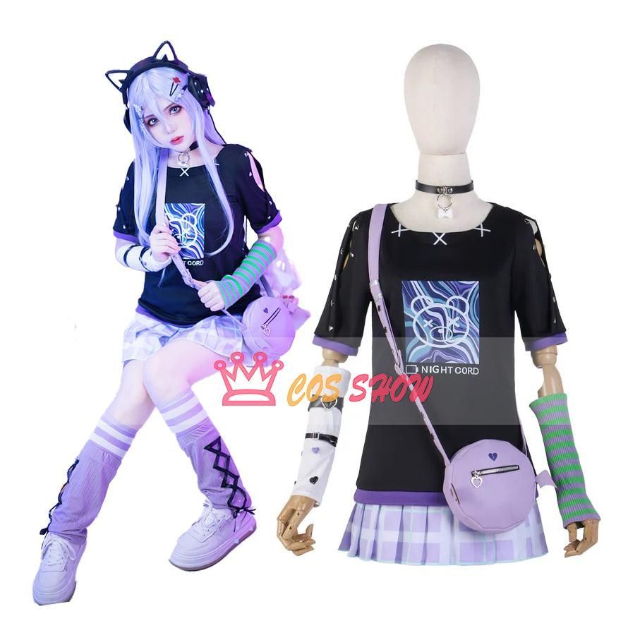 プロジェクトセカイ プロセカ 25時 ナイトコードで 宵崎奏 コスプレ衣装 この街一番の専門店で 特訓後 cosplay 仮装 バッグ追加 イベ