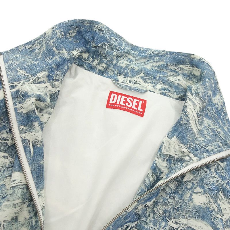 ディーゼル/DIESEL J-ALSTON デニム プリント ジップアップ