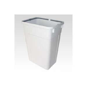 （まとめ） リス WORK＆WORK 分別ボックス45 本体 45LGy グレー 1個入 