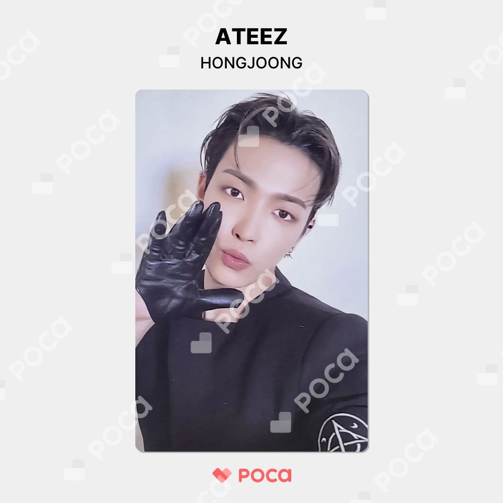 ATEEZ ホンジュン サイン ワールドツアーサウンドチェック トレカ ATEEZ - ATEEZ トレカ アンコン ソウルコン サウンドチェックの