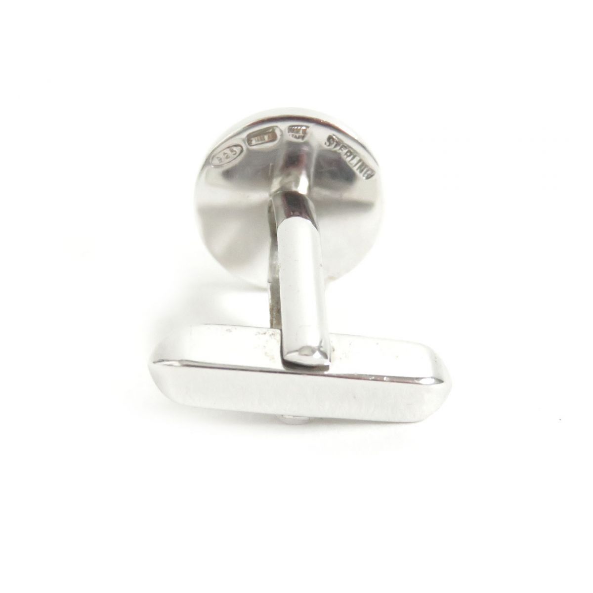 美品□BVLGARI SV925×ラピスラズリ カフスボタン ケース付