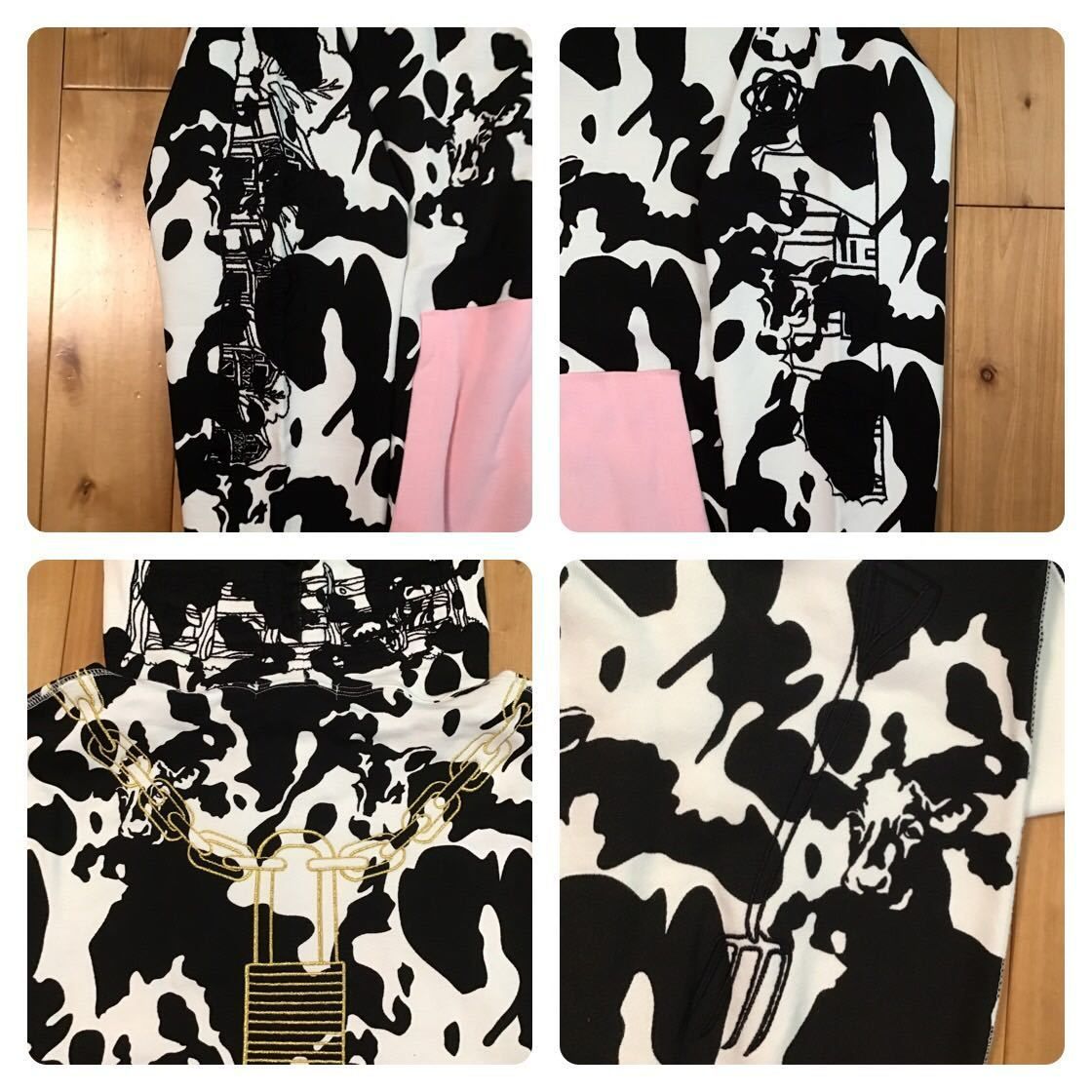 ☆新品☆ ホルスタイン パーカー Mサイズ Holstein full zip hoodie a
