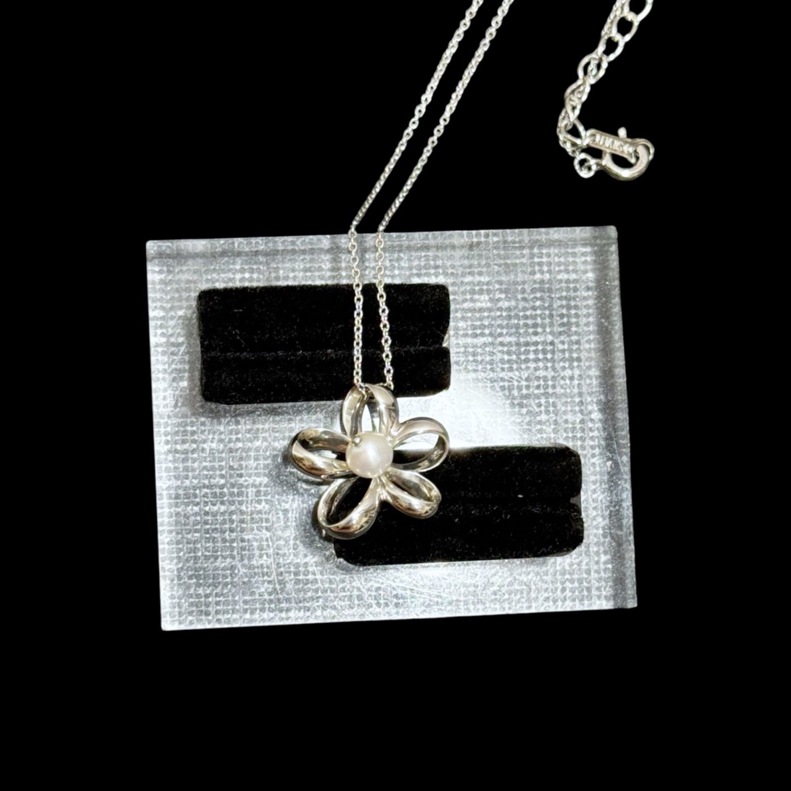 極美品　TASAKI　タサキ　田崎　ネックレス　SV　パール　アコヤ真珠　7mm 田崎真珠 田崎 TASAKI タサキ SV925 シルバー アコヤパール 真珠