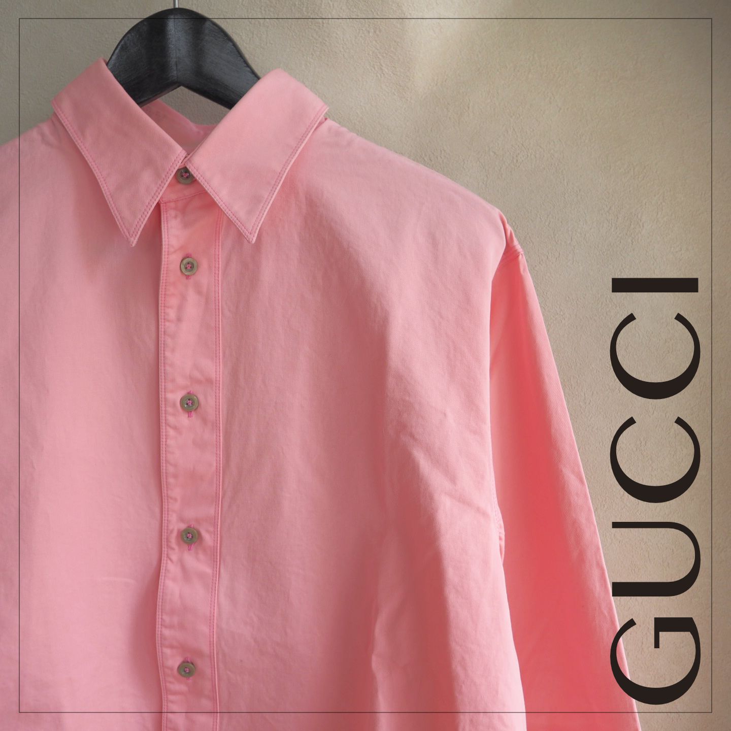 美品】GUCCI Yシャツ【希少】 - メルカリ｜シャツ