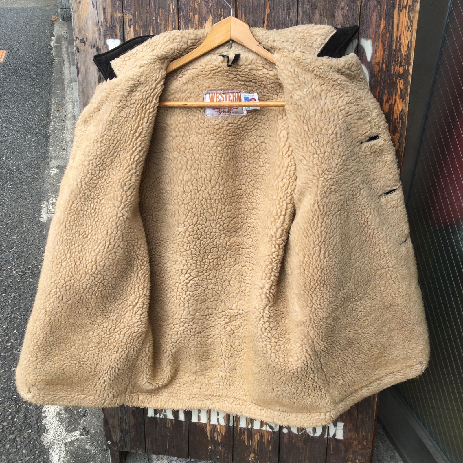 90s USA製【Schott】Ranch Coat オールド ショット スエード