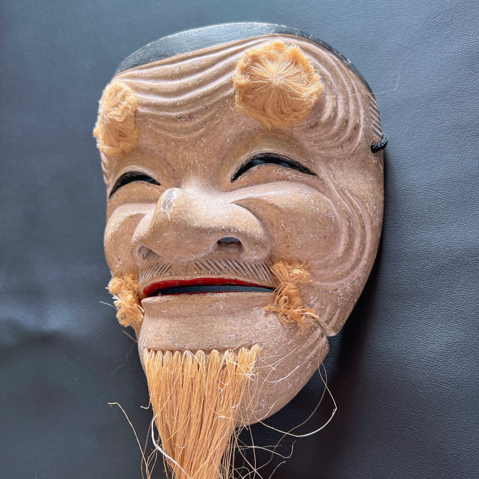 木製 能面　翁 e国宝 - 能面 翁