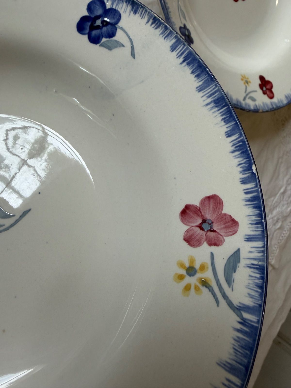 ３枚セット フランスアンティークプレート