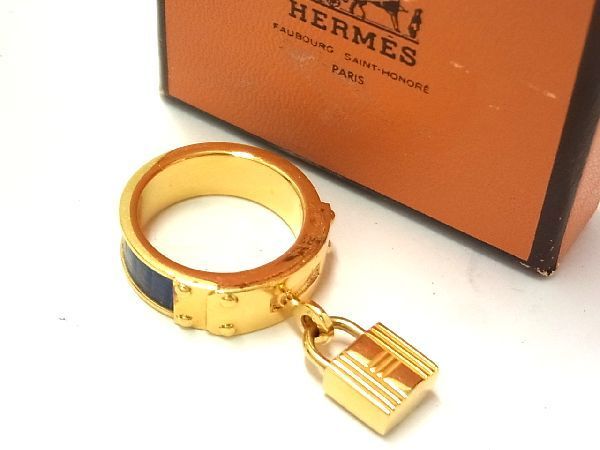 □極美品□ HERMES エルメス ケリー リザード カデナモチーフ スカーフ