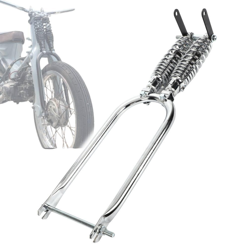 one lifestyle ホンダ カブ C50 C70 C90 スーパーカブ リトルカブ 対応 スプリンガーフォーク 社外品 汎用品 カスタム パーツ シルバー シルバー