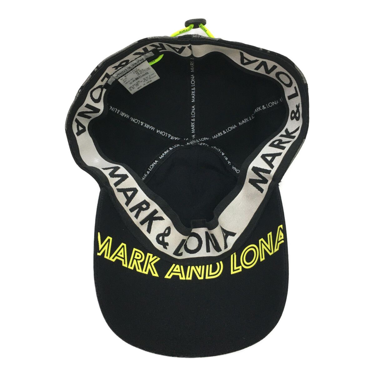 MARK&amp;LONA - マークアンドロナ　キャップ　新品未使用品　黒 Amazon.co.jp: マークアンドロナ ロゴキャップ ブラックMEN and